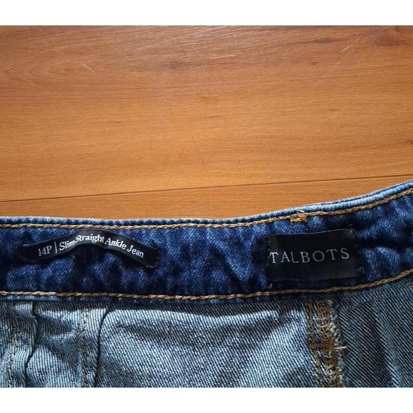 Womens Talbots Slim Straight Ankle Denim‎ Jeans - Picture 7 of 8